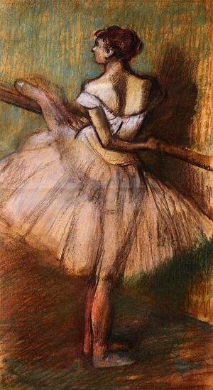 Edgar Degas - Dancer at the Barre II