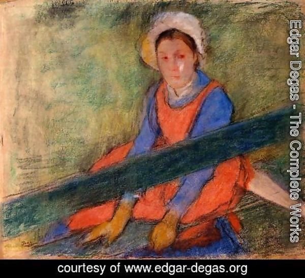 Edgar Degas - Woman Seated on a Bench