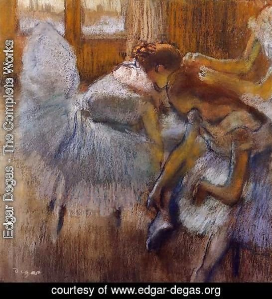 Edgar Degas - Dancers Relaxing