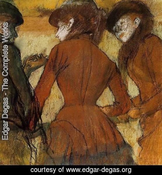 Edgar Degas - Three Women at the Races