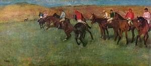 Edgar Degas - At the Races - Before the Start
