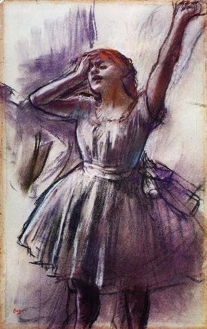 Edgar Degas - Dancer with Left Art Raised