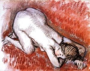 Edgar Degas - Kneeling Nude
