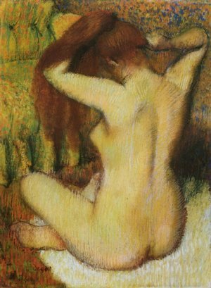 Edgar Degas - Woman Combing Her Hair II
