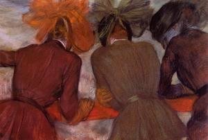 Edgar Degas - Women Leaning on a Railing