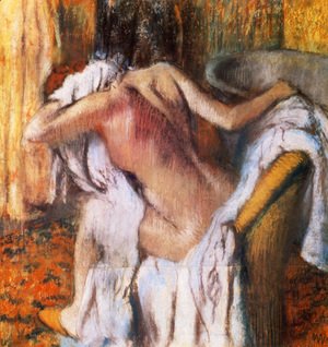 After the Bath, Woman Drying Herself I