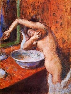 Edgar Degas - Woman Washing Herself I