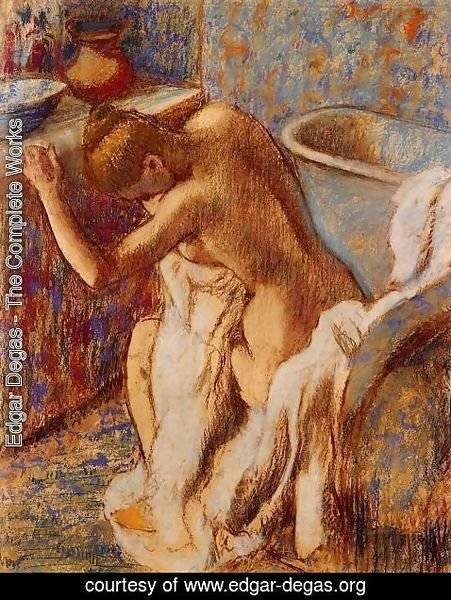 Edgar Degas - Woman Drying Herself V
