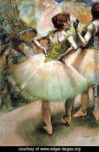 Edgar Degas - Dancers, Pink and Green I