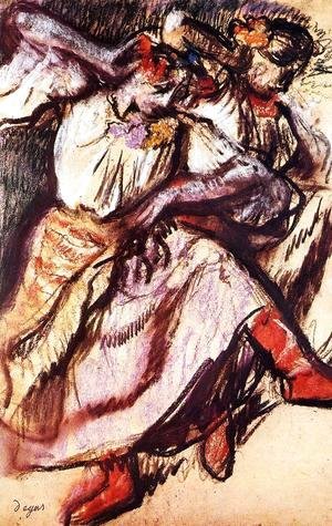 Edgar Degas - Two Russian Dancers