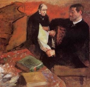 Edgar Degas - Pagan and Degas' Father
