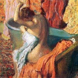 Edgar Degas - Seated Bather Drying Herself