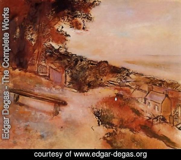 Edgar Degas - Landscape by the Sea