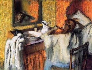 Edgar Degas - Woman at Her Toilette I
