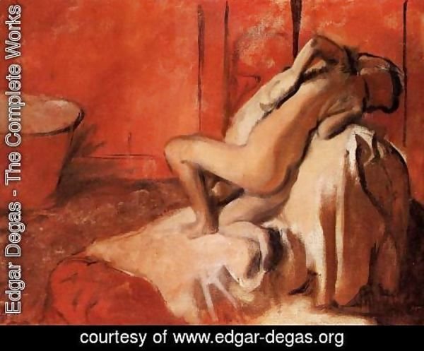 Edgar Degas - After the Bath XI