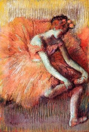 Edgar Degas - Dancer Adjusting Her Sandel
