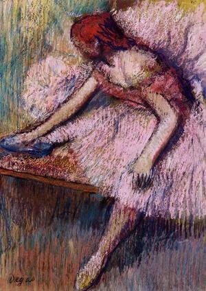 Edgar Degas - Pink Dancer I