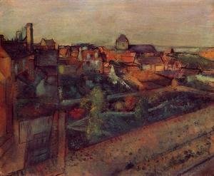 Edgar Degas - View of Saint-Valery-sur-Somme