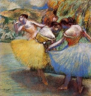 Edgar Degas - Three Dancers II