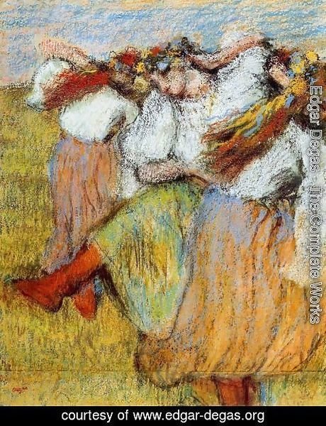 Edgar Degas - Russian Dancers IV