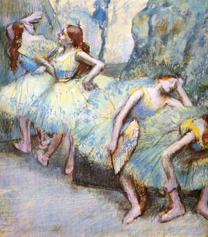 Edgar Degas - Ballet Dancers in the Wings