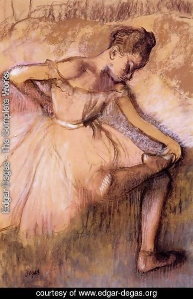 Edgar Degas - Pink Dancer II