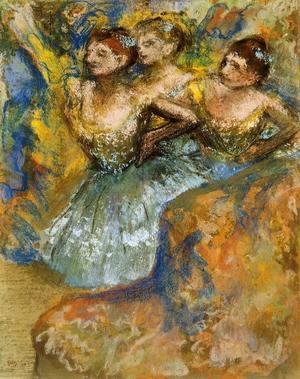 Edgar Degas - Group of Dancers I
