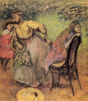 Edgar Degas - Madame Alexis Rouart and Her Children