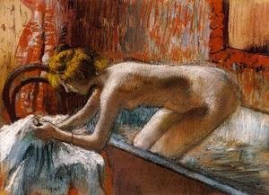 Edgar Degas - Woman Leaving Her Bath III