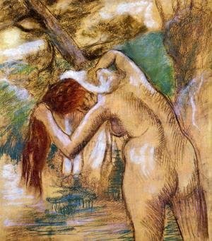 Edgar Degas - Bather by the Water