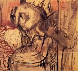 Edgar Degas - After the Bath XIII