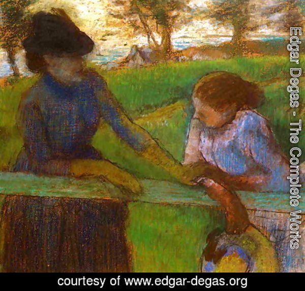 Edgar Degas - The Conversation