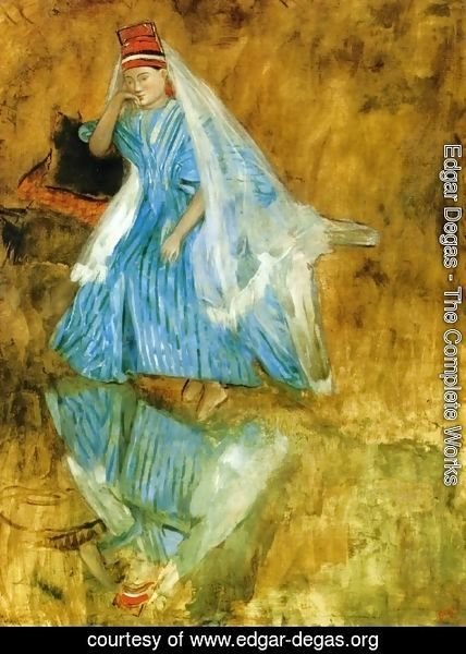 Edgar Degas - Mademoiselle Fiocre in the Ballet "The Source" (study)