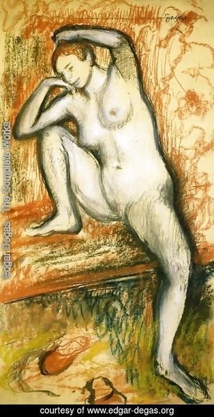 Edgar Degas - Nude Study of a Dancer