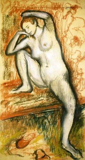 Edgar Degas - Nude Study of a Dancer