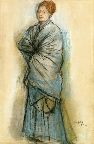 Edgar Degas - Woman in Blue