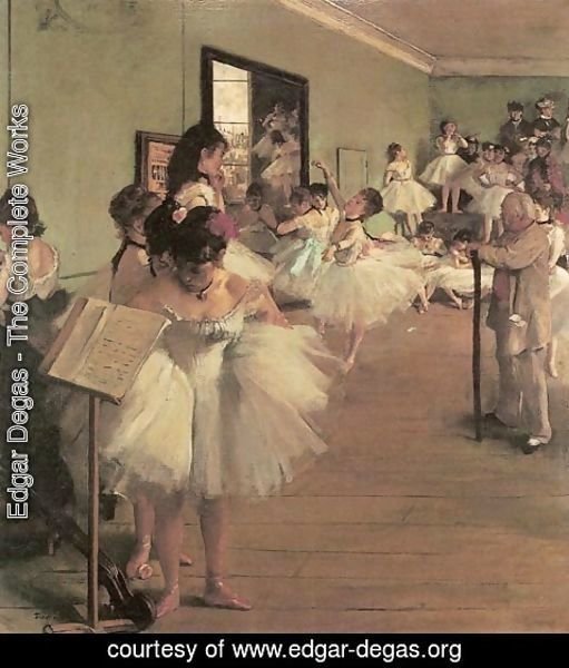 Edgar Degas - Dance Class I