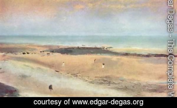 Edgar Degas - Beach at Ebbe