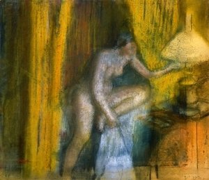 Edgar Degas - Before the Curtain Call 2