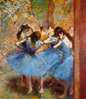 Edgar Degas - Blue Dancers