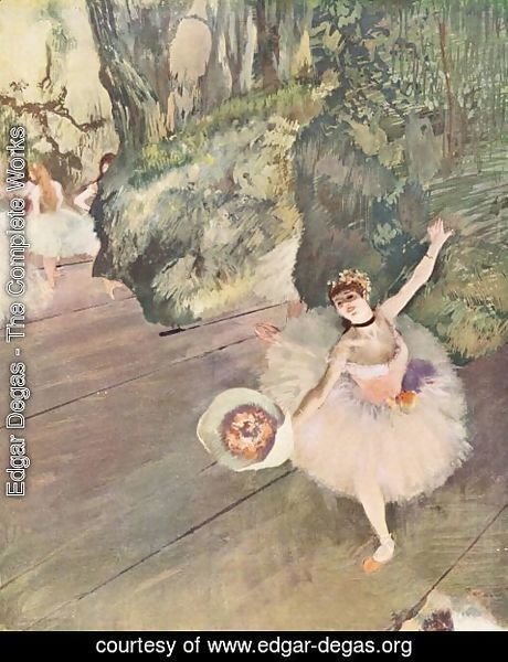 Edgar Degas - Dancer with bouquet