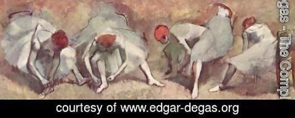 Edgar Degas - Dancers ready