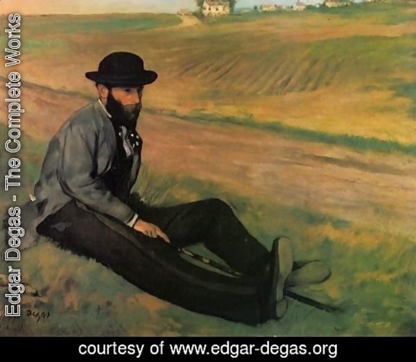 Edgar Degas - Eugene Manet (Brother to Edouard Manet
