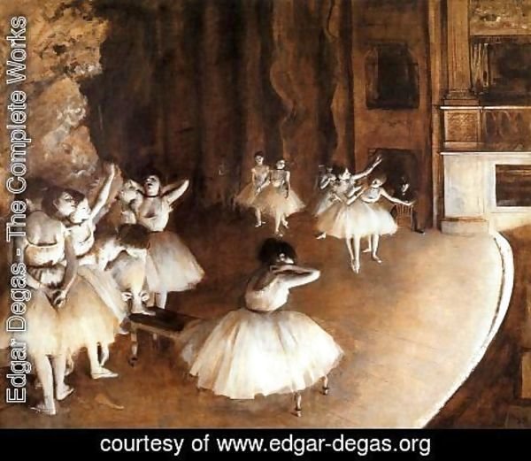Edgar Degas - General sample of the Balletts on the stage