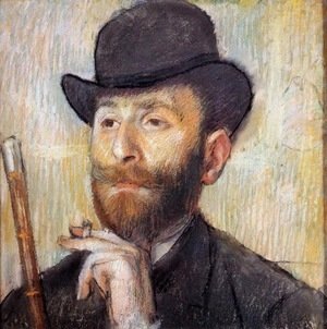 Edgar Degas - Portrait of Zacherie Zacharian