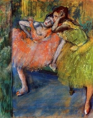 Edgar Degas - Two Dancers in the Studio