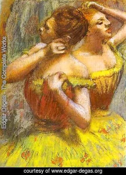 Edgar Degas - Two Dancers.(Deux danseuse)