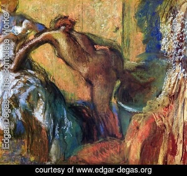 Edgar Degas - After the Bath 1895-1898