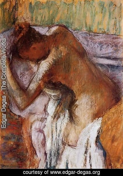 Edgar Degas - After the Bath 1900-1910