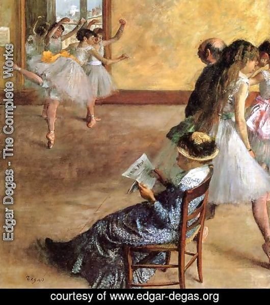 Edgar Degas - Ballet Class The 1881
